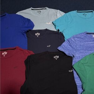 Hollister men’s large tshirts -lot of 8